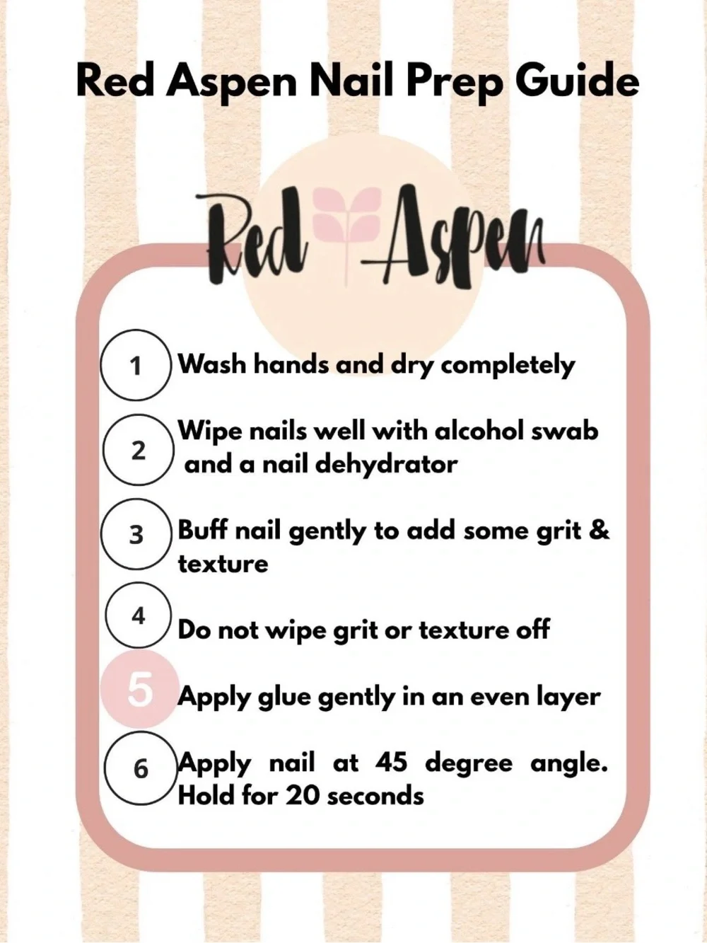 Red Aspen Nail Dashes Press-On Nails — Vibrant Pink Almond Set